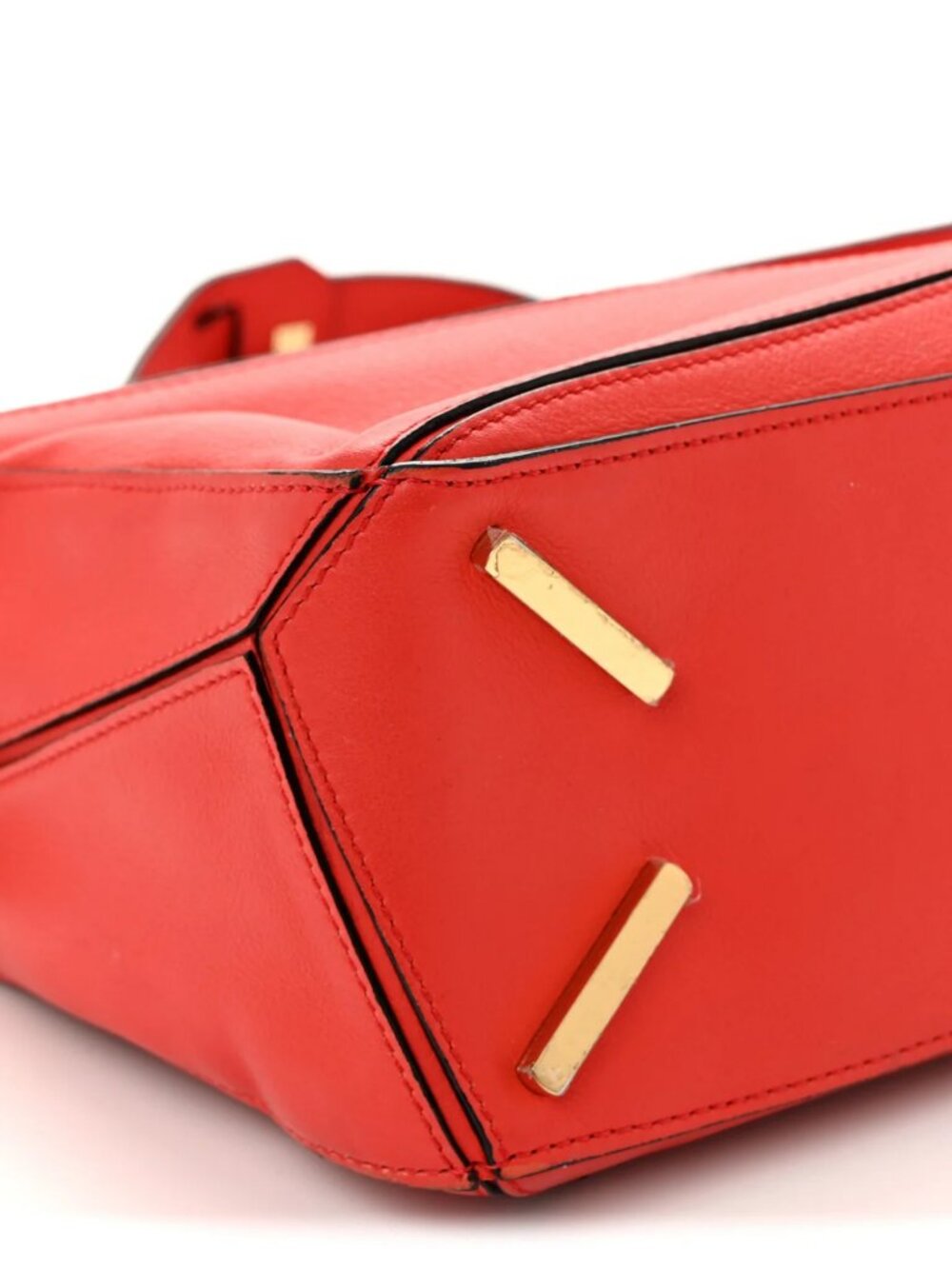 Loewe Calfskin Puzzle Bag Scarlet Shoulder Bag Crossbody - Picture 4 of 13